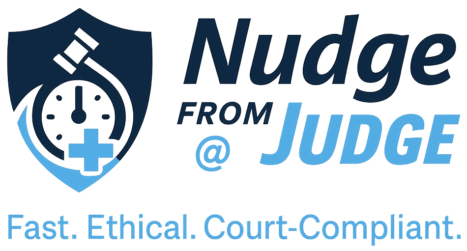 Nudge From A Judge Logo
